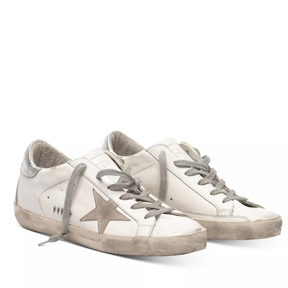 Golden Goose Shoes - Golden Goose
Women's Super-Star Low Top Sneakers White/Silver Size 10 NWOB